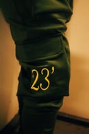 Image 5 of Kelly Green, Yellow , amd Black Stacked Pants Outfit