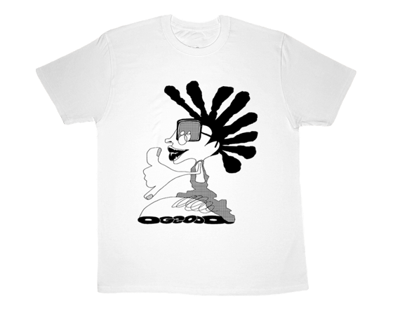 Image of "WALKING THRU" T-SHIRT *** WHITE