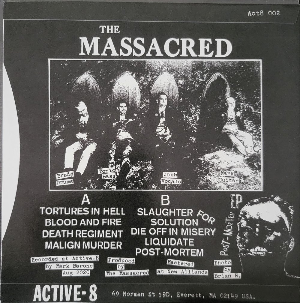 The Massacred - Post Mortem EP 7"