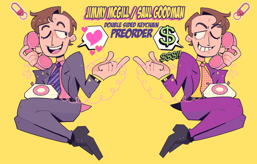 Image of JIMMY/SAUL KEYCHAIN [PREORDER]