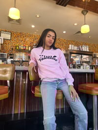 Image 2 of 💖Pink & Black Valentine Sweatshirt💖pre order now open🩷
