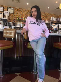 Image 4 of 💖Pink & Black Valentine Sweatshirt💖pre order now open🩷