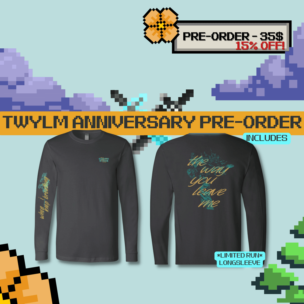 Image of **PREORDER** TWYLM Anniversary Longsleeve (ALL BUNDLES)