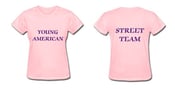 Image of Young American Street Team Shirt- Women