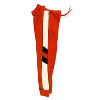 Image 2 of Red Stripe Cream Jogger