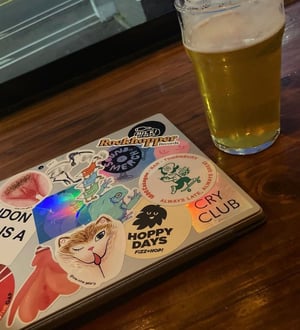 Thumbs Up Holographic Sticker