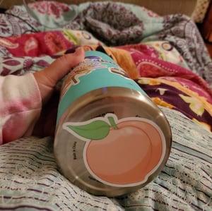 Peachy Vinyl Sticker
