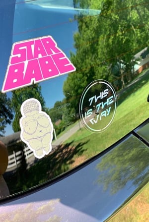 Venus of Willendorf Vinyl Sticker