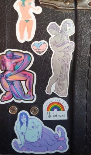 Octo-Siren Vinyl Sticker
