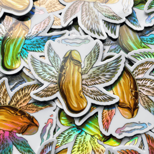 Dong Seraphim Holographic Sticker