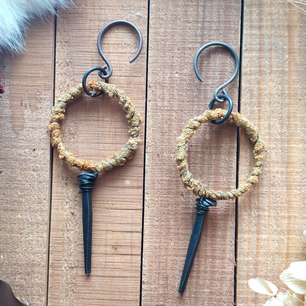 Image of "Witch Nails & Fire" Ear Hangers