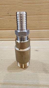 Image 2 of Simmons Check Valve For Pump w/ S.S. 1" Male Fitting