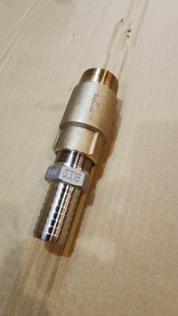 Image 5 of Simmons Check Valve For Pump w/ S.S. 1" Male Fitting