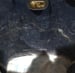 Image of Vtg. Gucci Blue Mini Monogram Bucket Bag.