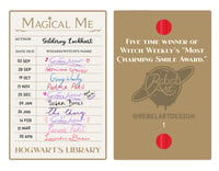 Image 2 of Preorder for "Magical ME" Library card Hard Enamel pin!