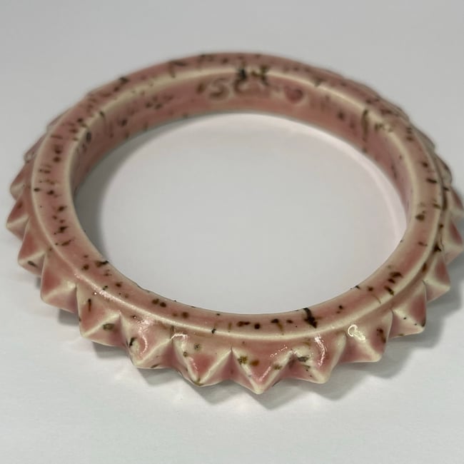 Chocolate Strawberry Studded Bracelet - 8 in Inner Diameter