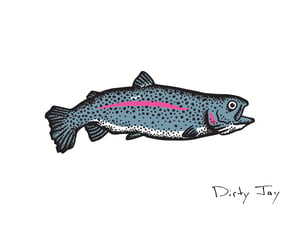 Image of “Rainbow Trout” Mini Print