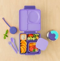 Image 4 of Omie OmieSnack Silicone Snack Container Purple