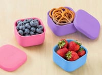 Image 5 of Omie OmieSnack Silicone Snack Container Purple