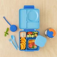 Image 3 of Omie OmieSnack Silicone Snack Container Blue