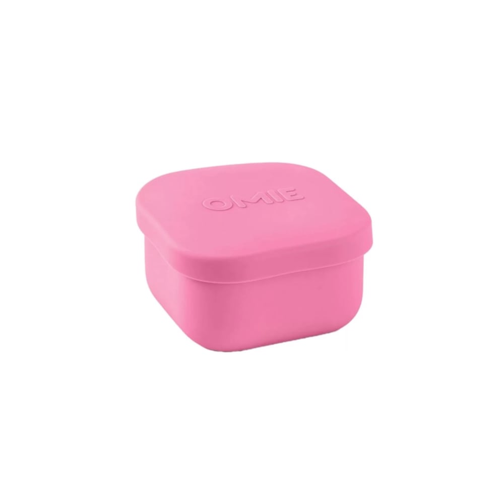 Omie OmieSnack Silicone Snack Container Pink
