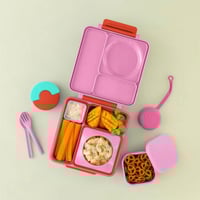 Image 3 of Omie OmieSnack Silicone Snack Container Pink