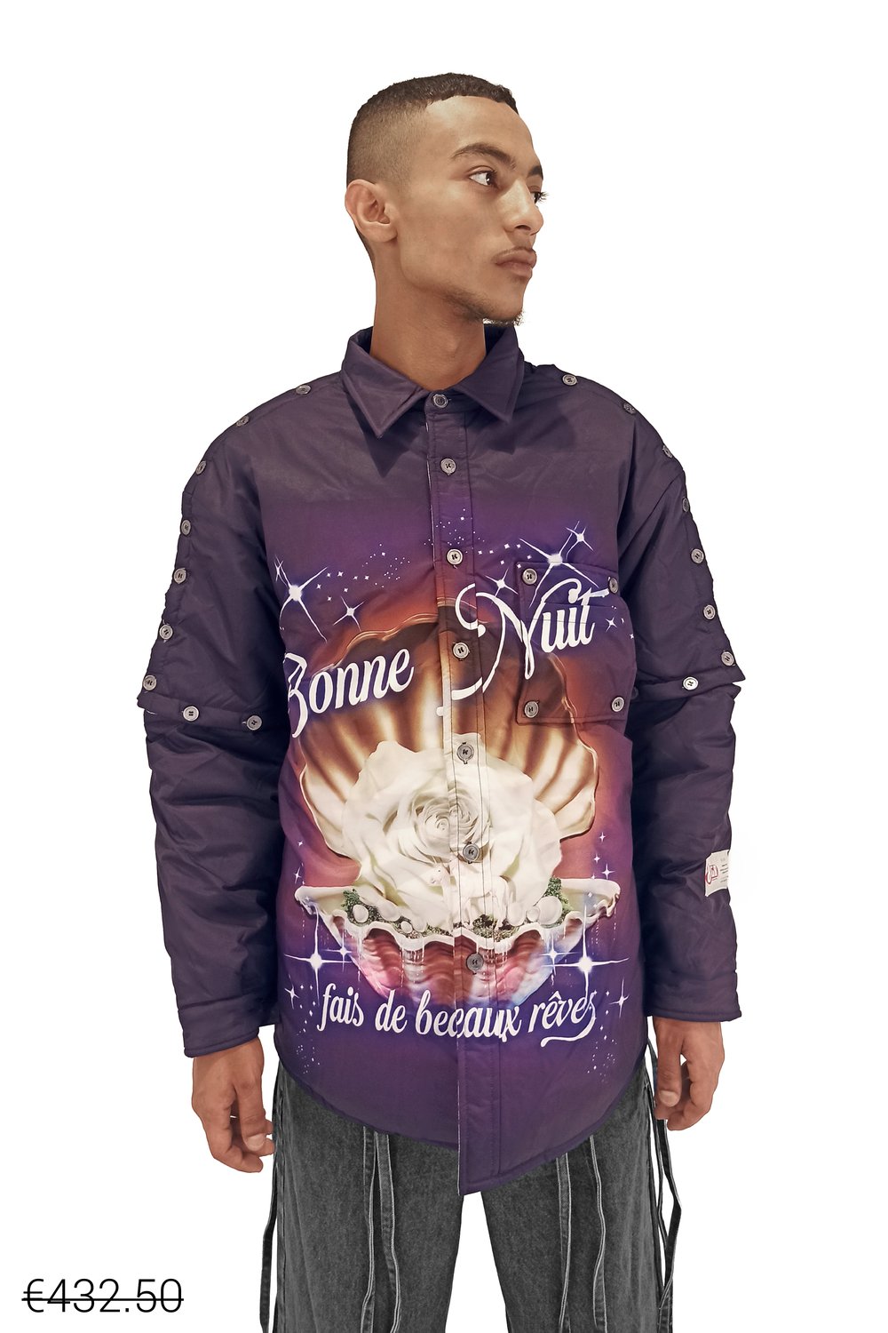 BONNE NUIT down shirt