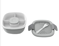 Image 3 of Bentgo Salad All in One Salad Container Grey