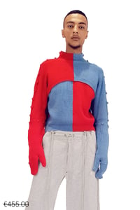 Image 1 of JOLLY  SWEATER red-blue