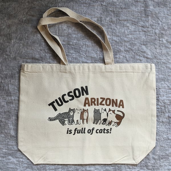 Image of Tucson Arizona is Full of Cats! Tote
