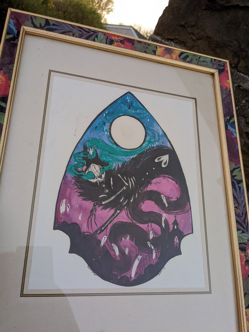 Image of watercolor planchette summoner 