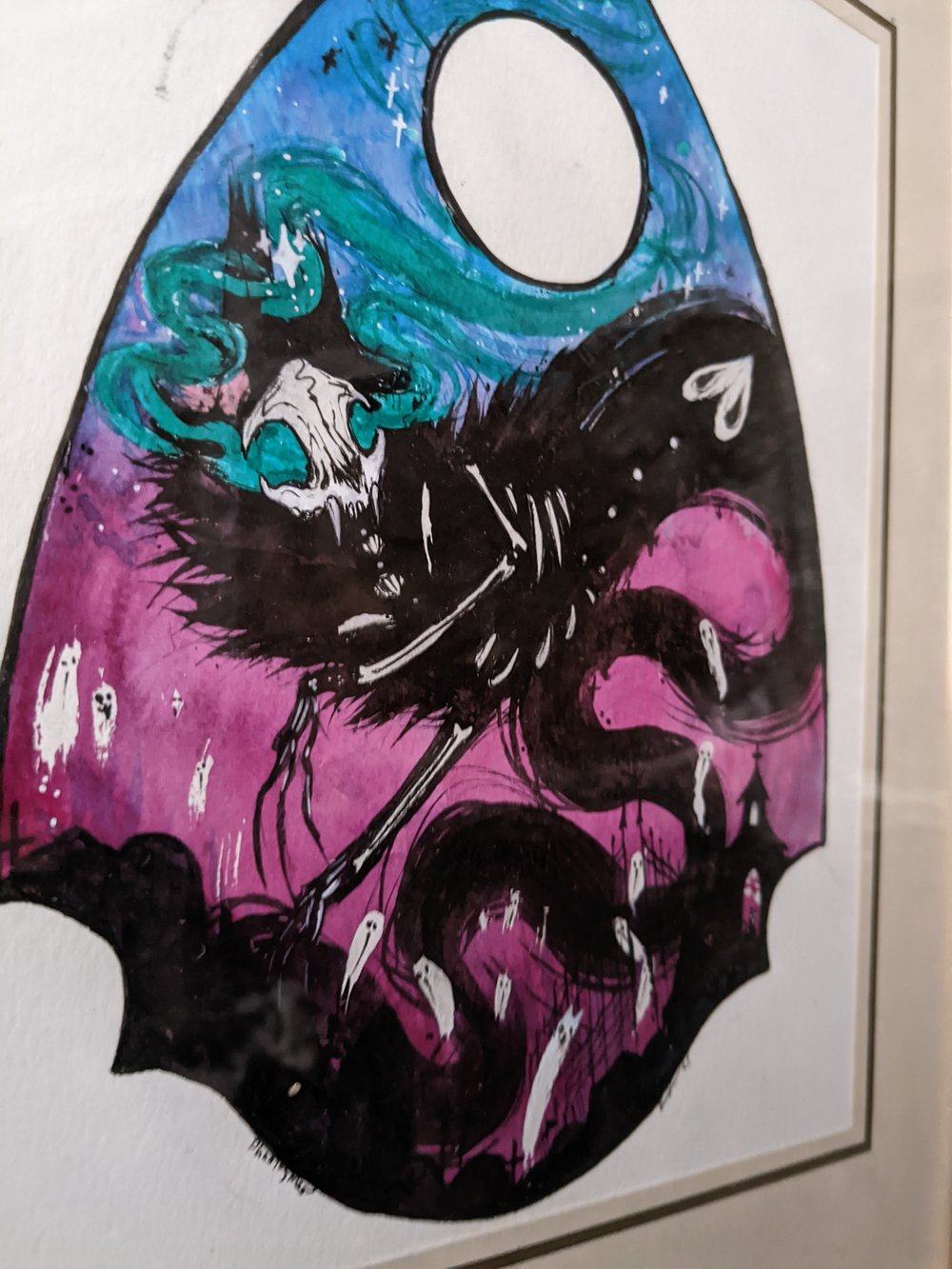 Image of watercolor planchette summoner