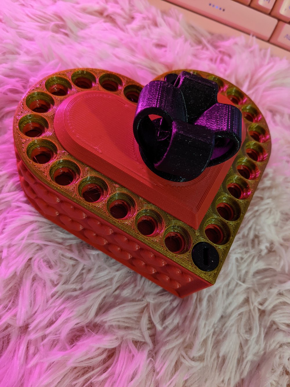 Image of heart shape puzzle box
