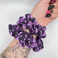 Image 1 of Purple Tye-Dye Scrunchie