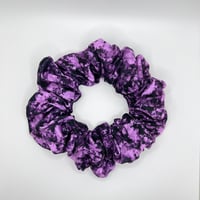 Image 2 of Purple Tye-Dye Scrunchie