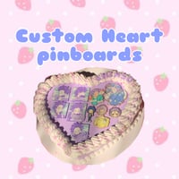 Image 1 of Custom Heart Pincake