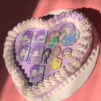 Image 2 of Custom Heart Pincake