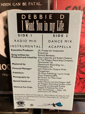 Image of Debbie D. - I Want You In My Life OG sealed / signed cassingle 