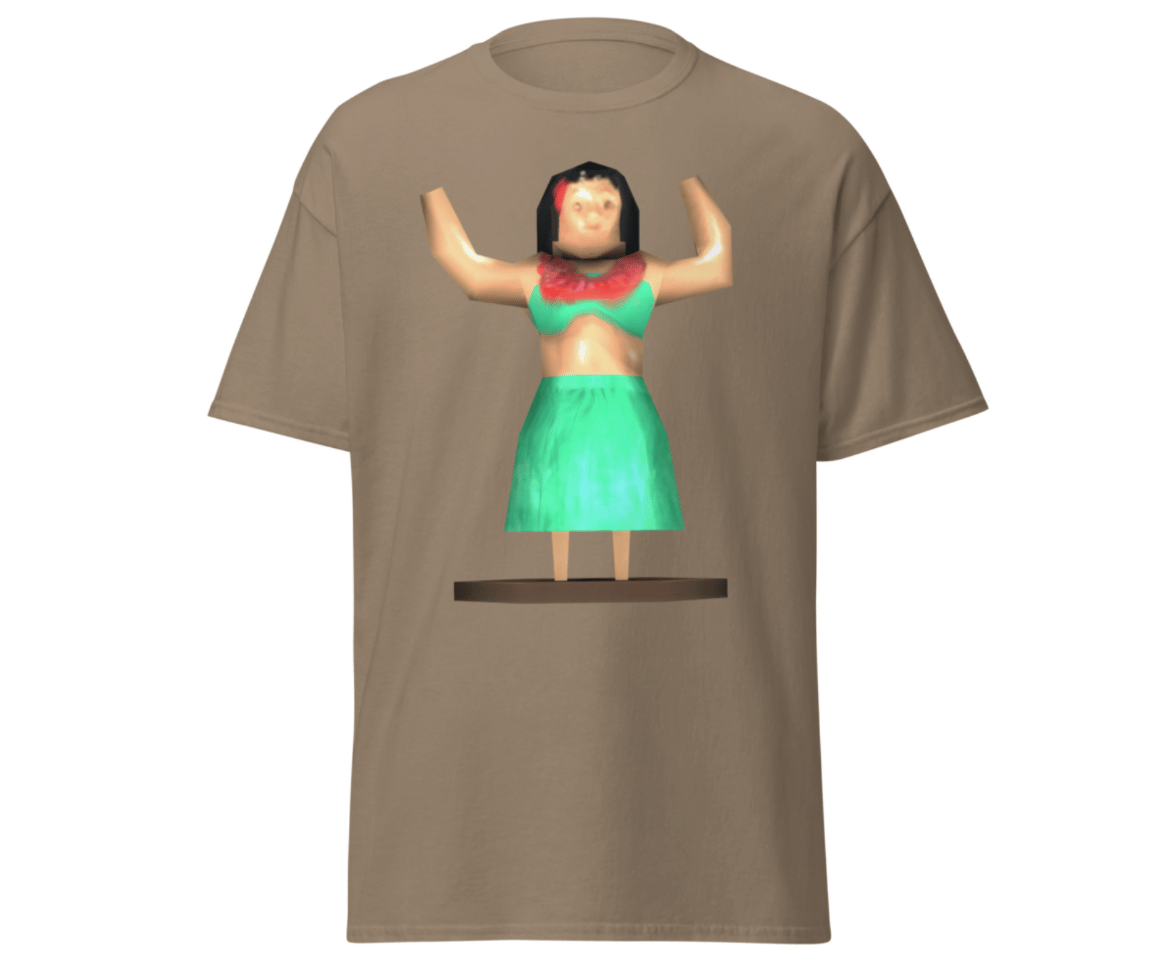 Hula Girl Tee JohnWowCool