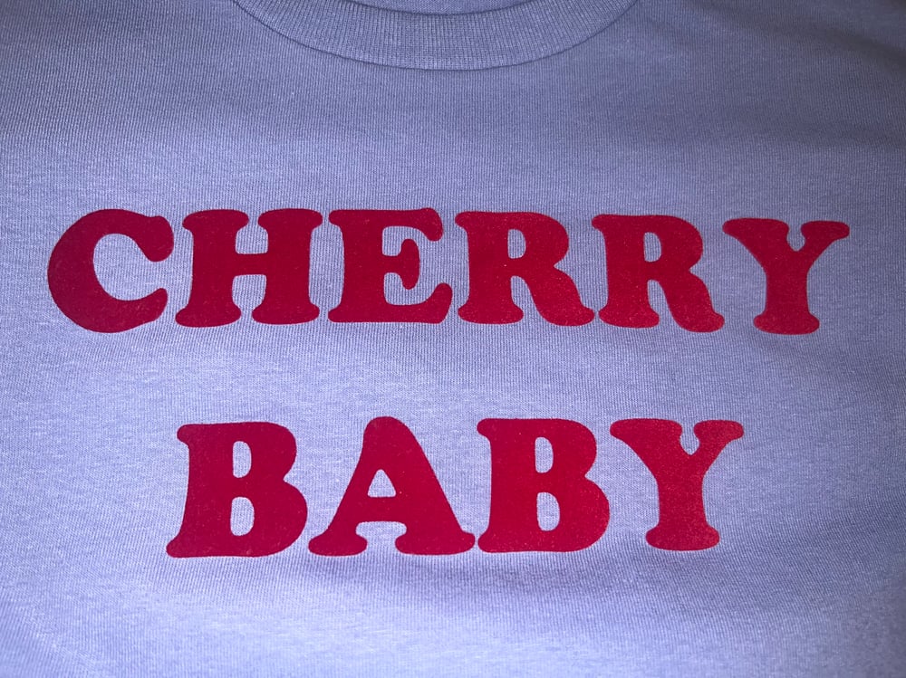 Image of New💜Purple Cherry Baby Unisex Tee 💜limited edition💜new colourway