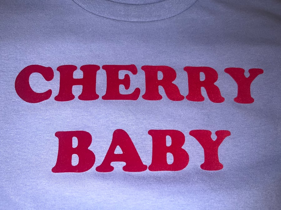 Image of New💜Purple Cherry Baby Unisex Tee 💜limited edition💜new colourway