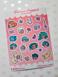 Image 1 of Bee and Puppycat Stickers 