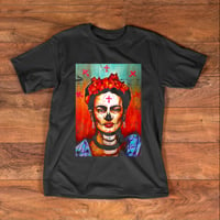 Image 2 of CAMISETA DE FRIDA KHALO DÍA DE MUERTOS 