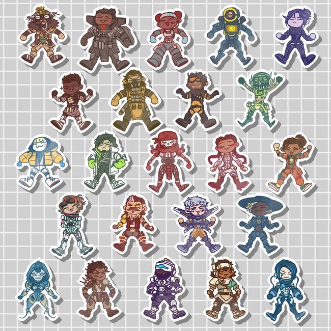 APEX LEGENDS BLOB CHARMS