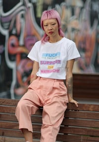 Image 1 of Fuck the Patriarchy Support the Matriarchy T-shirt