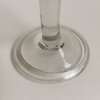 Image 3 of Antique Georgian Folded Foot Trumpet Bowl Ratafia Glass, c1740