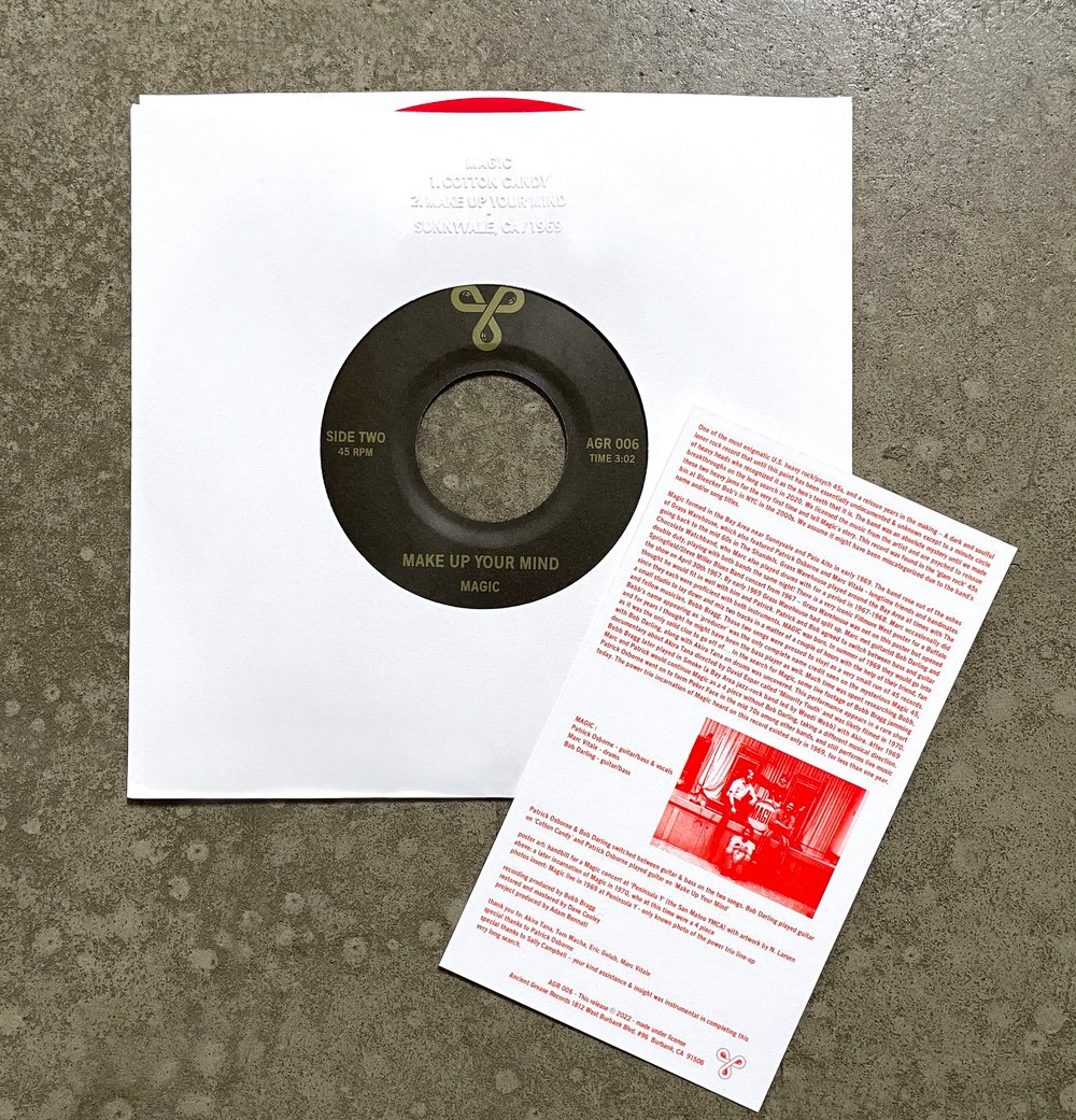 MAGIC •••7"••• RED VINYL - EDITION OF 60