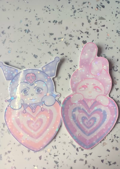 Image of Kuromi and Melody Stickers