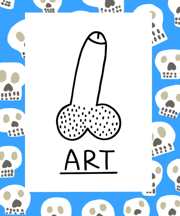 Image of  Penis Art Print