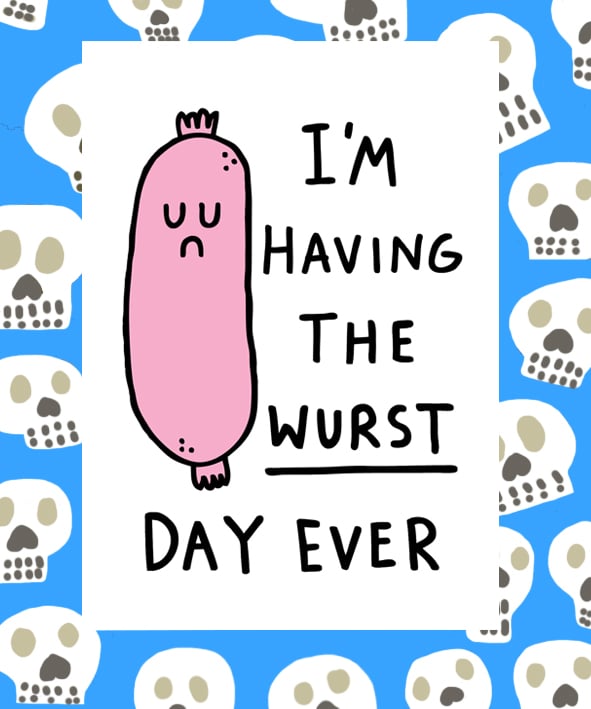 Image of Wurst Day Print 